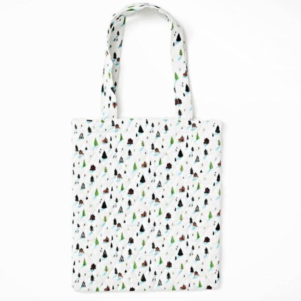 Paper Source Skiers Quilted Tote